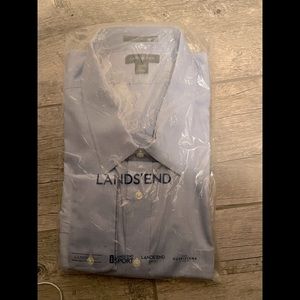 🎉🆕🎉 Big & Tall Lands’ End Blue Dress Shirt